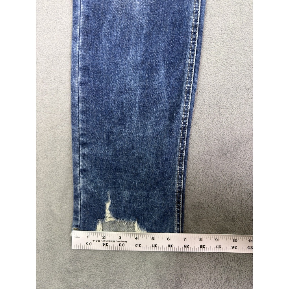 Silver Jeans Womens 27 Blue Medium Wash Mid Rise Suki Straight Stretch Denim - Picture 6 of 10